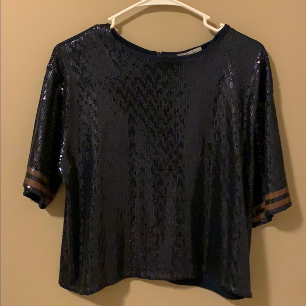 Zara Trafaluc Sequined blouse